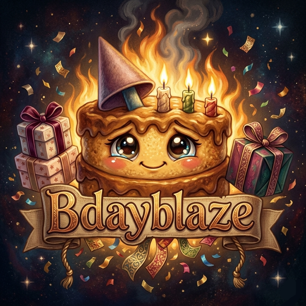 Bdayblaze Discord birthday bot logo